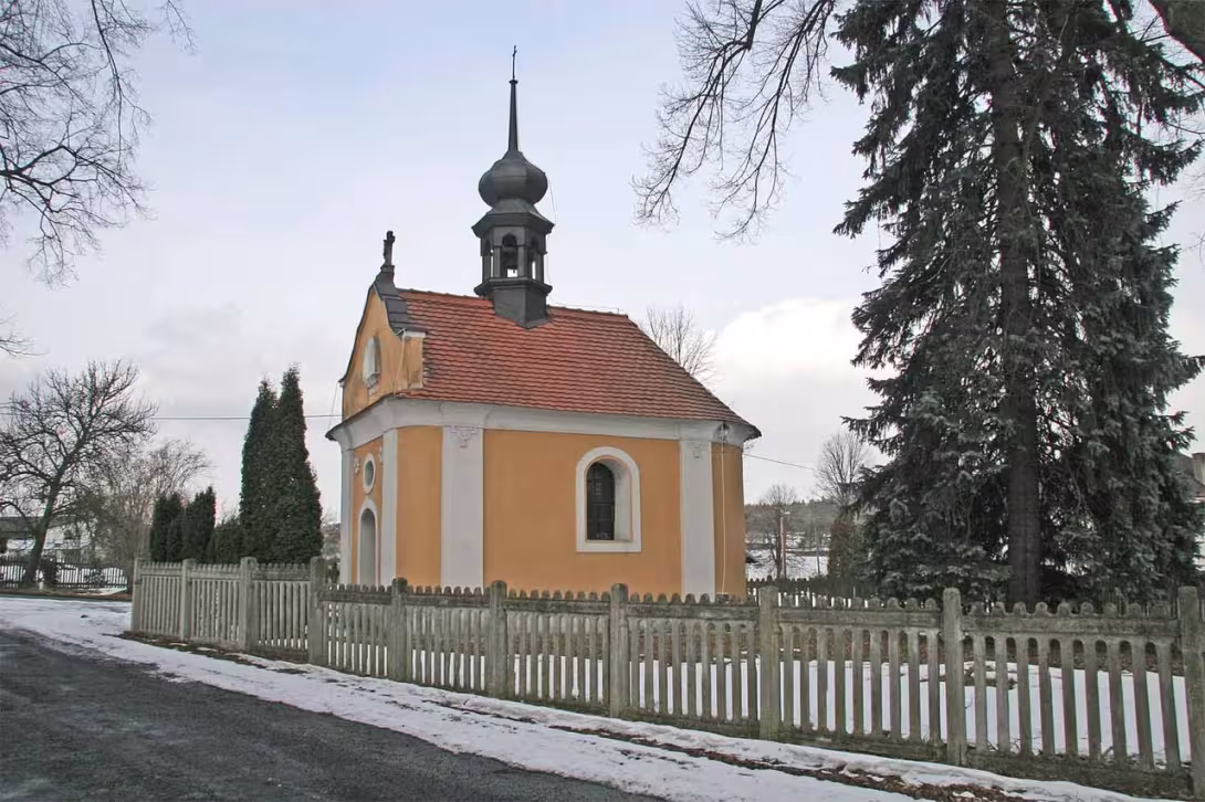 Heutige Ansicht – kaple Nanebevzetí Panny Marie (Bělečko)