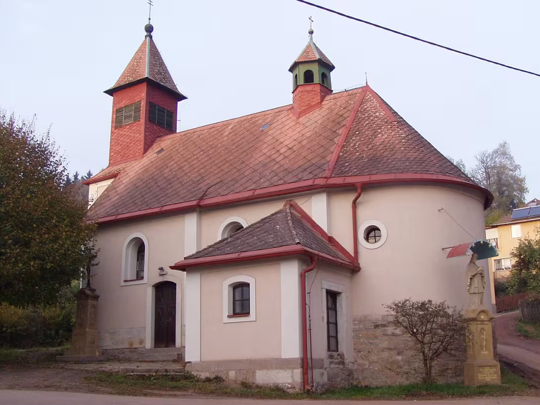 Heutige Ansicht – kaple Nanebevzetí Panny Marie (Bohdašín)