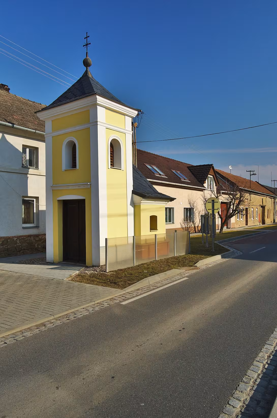 Dzisiejszy widok – kaple Nejsvětější Trojice (Hablov)
