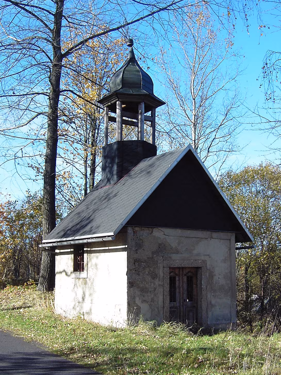 Dnešní pohled – kaple Nejsvětějšího Srdce Ježíšova (Salmov)