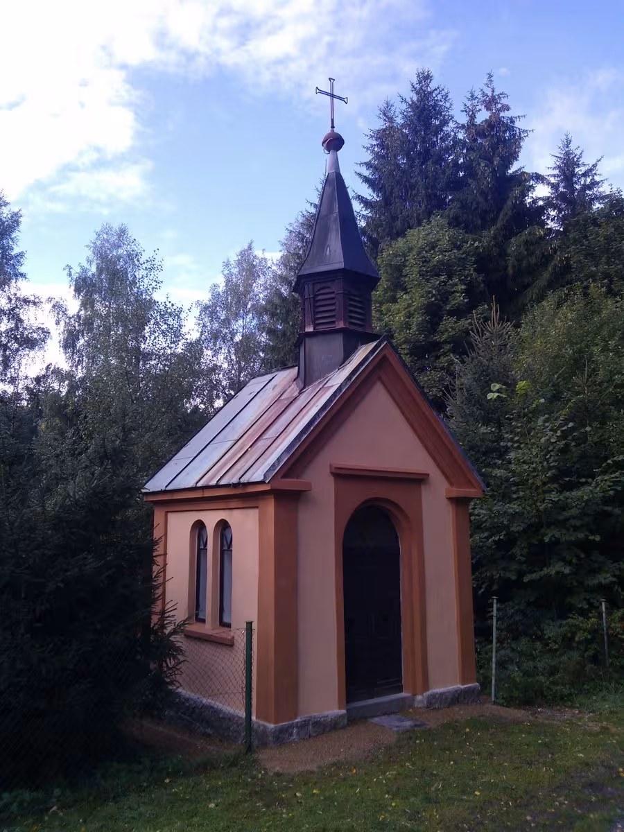 Dnešní pohled – kaple Panny Marie (Tomášov)