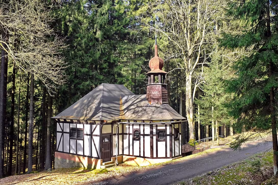 Heutige Ansicht – kaple Panny Marie (Podlesí)