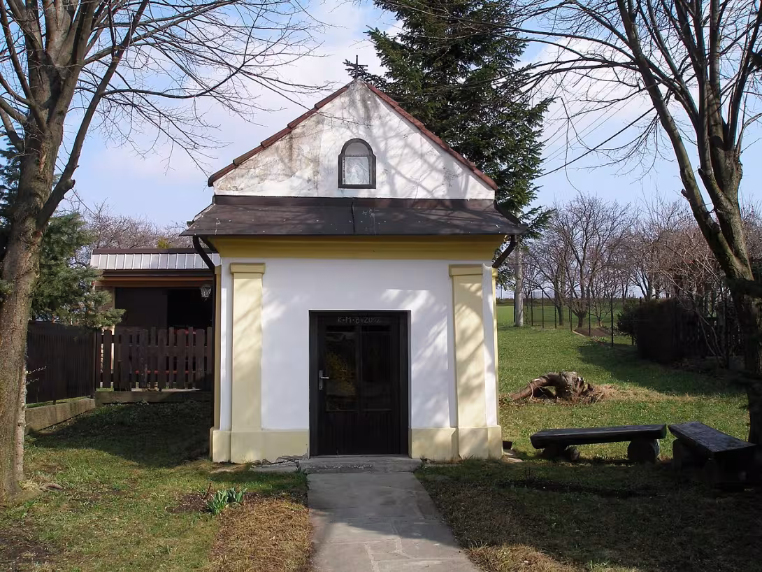 Dnešní pohled – kaple Panny Marie Bolestné (Mořkov)