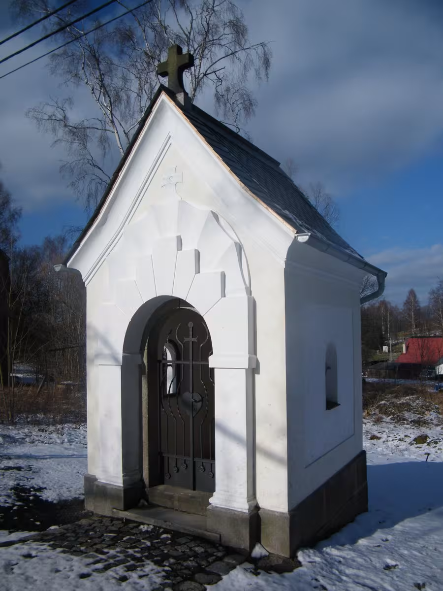 Dnešní pohled – kaple Panny Marie Bolestné (Království)