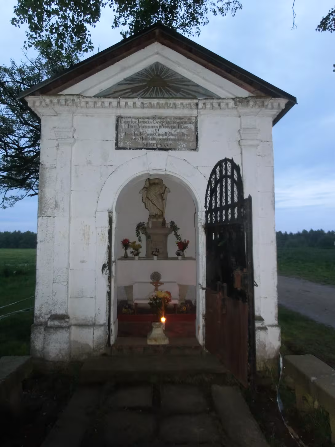 Dnešní pohled – kaple Panny Marie Hlohové