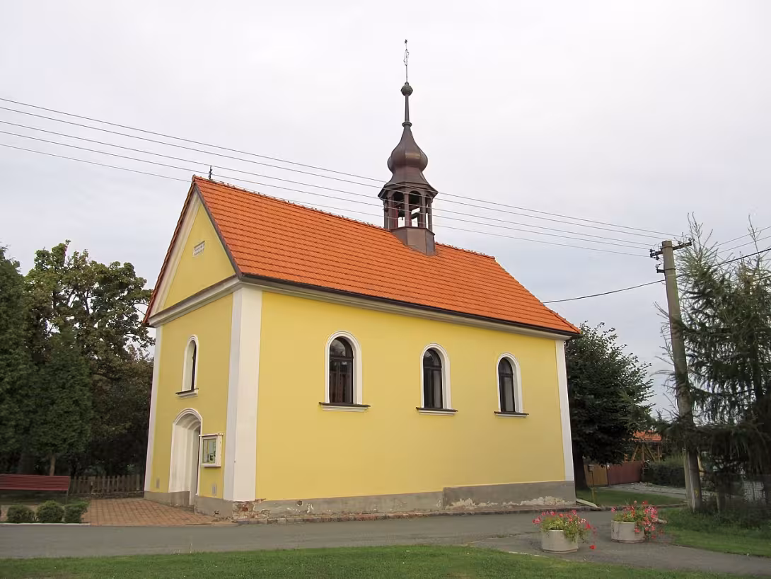 Dnešní pohled – kaple Panny Marie Sněžné (Žernov)