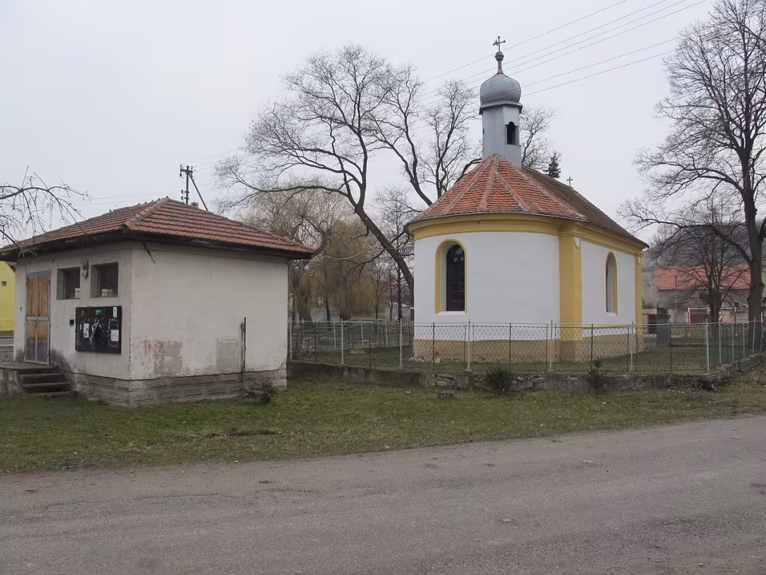 Dnešní pohled – kaple Panny Marie v Třtěně