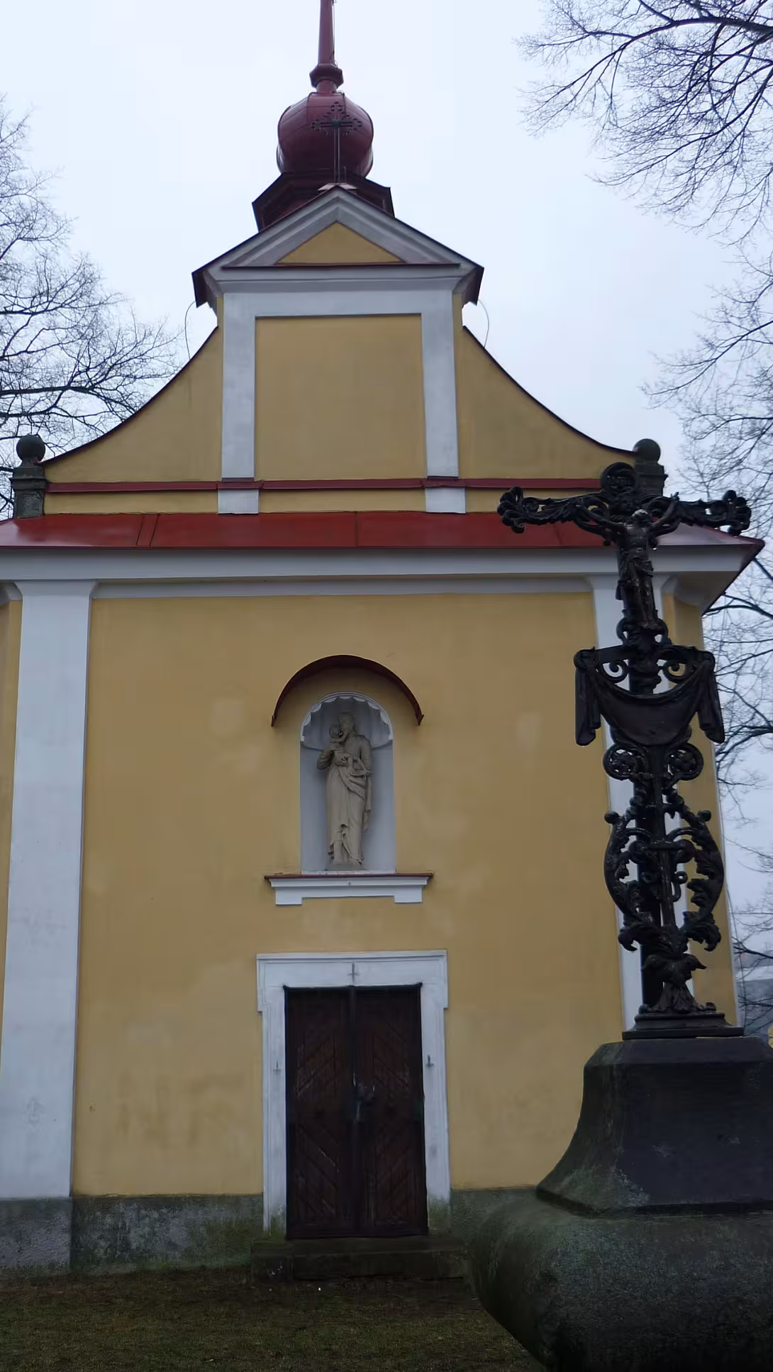 Dnešní pohled – kaple Zvěstování Panny Marie