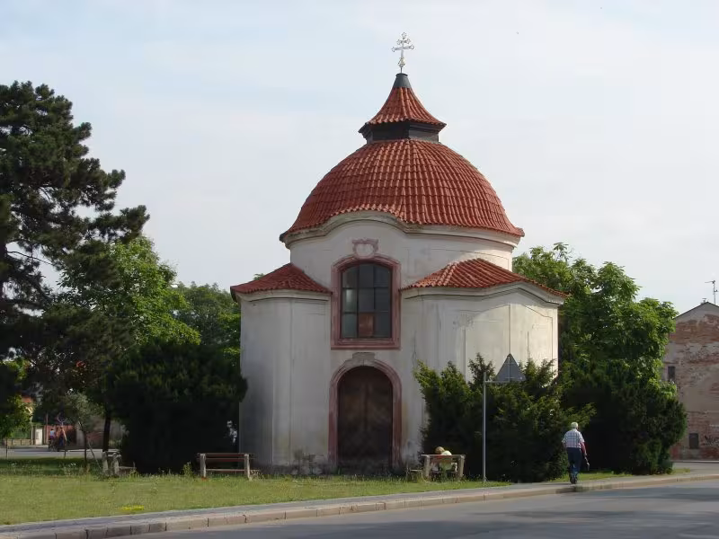 Dnešní pohled – kaple blahoslaveného Podivena