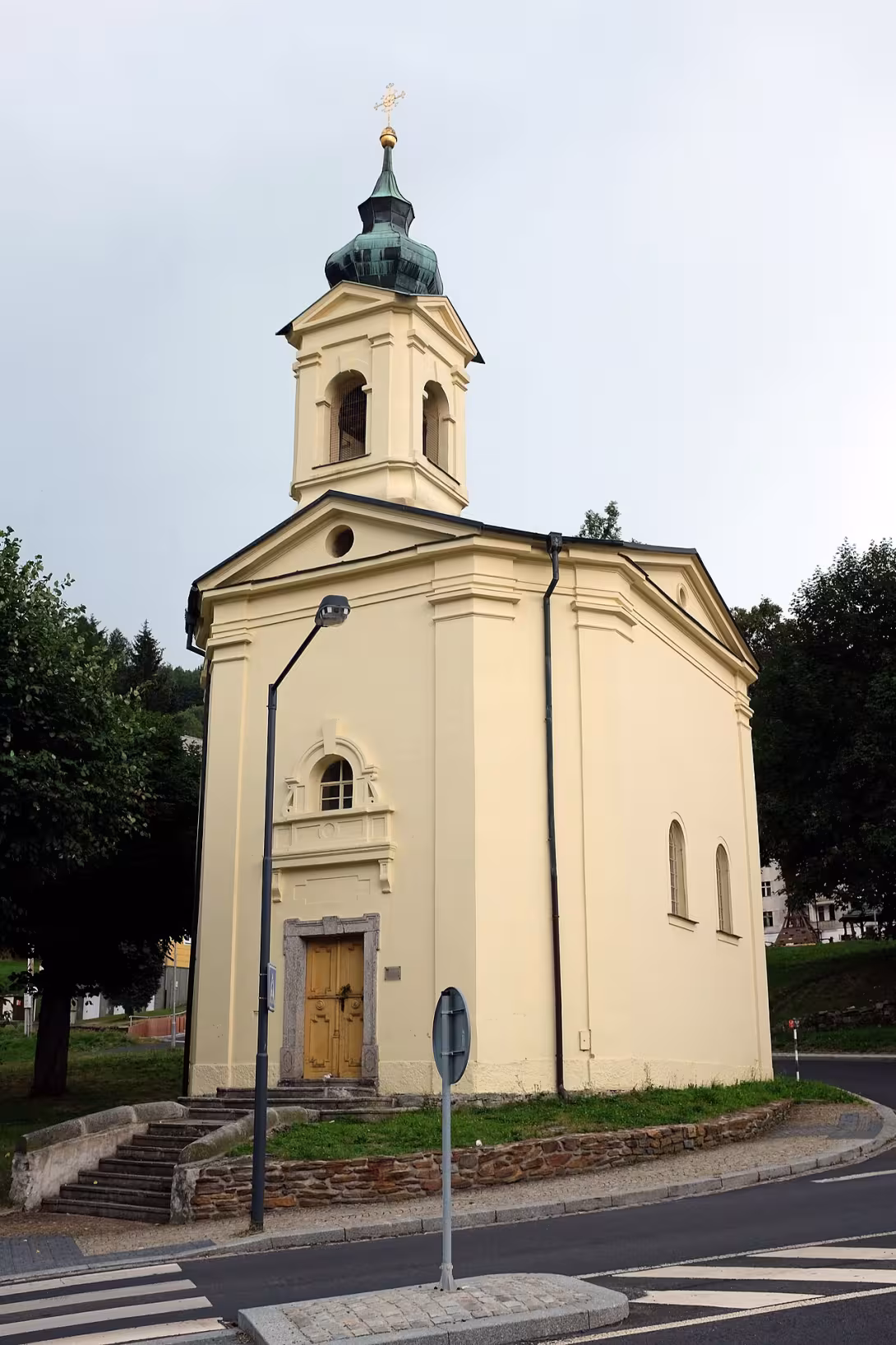 Dnešní pohled – kaple svaté Anny (Jáchymov)