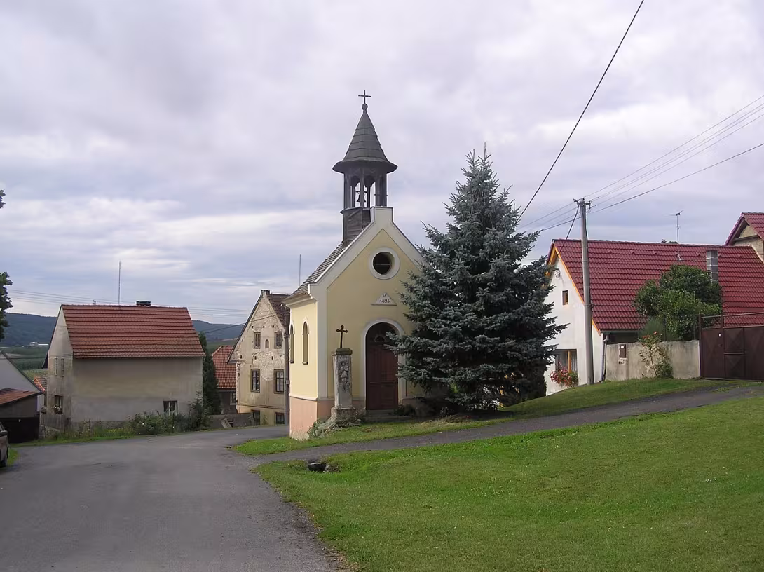 Dnešní pohled – kaple svaté Anny (Divice)