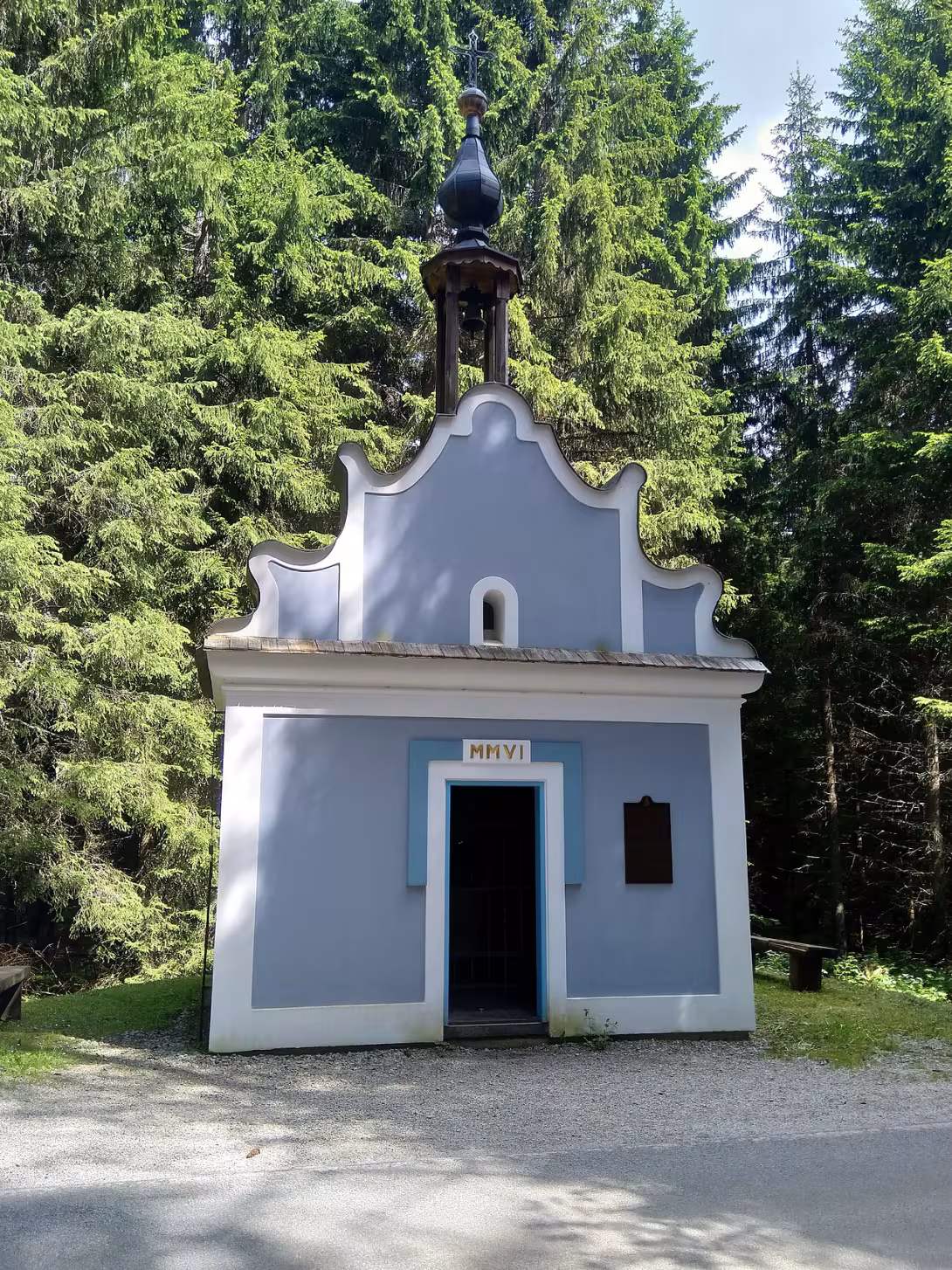 Dnešní pohled – kaple svaté Anny (Borová Lada)
