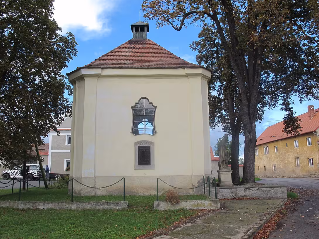 Dnešní pohled – kaple svaté Anny ve Strkovicích