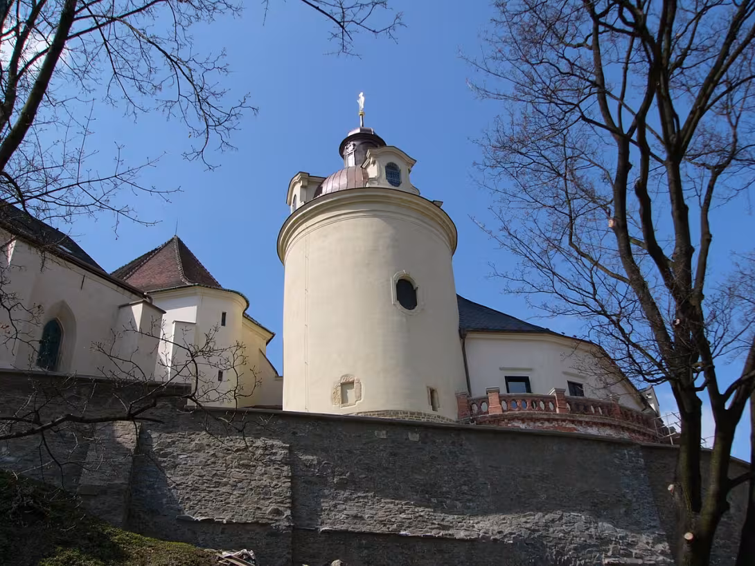 Dnešní pohled – kaple svaté Barbory (Olomouc)