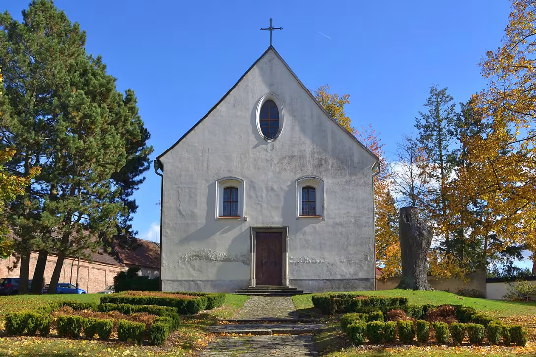 Dzisiejszy widok – kaple svaté Barbory (Křižanov)