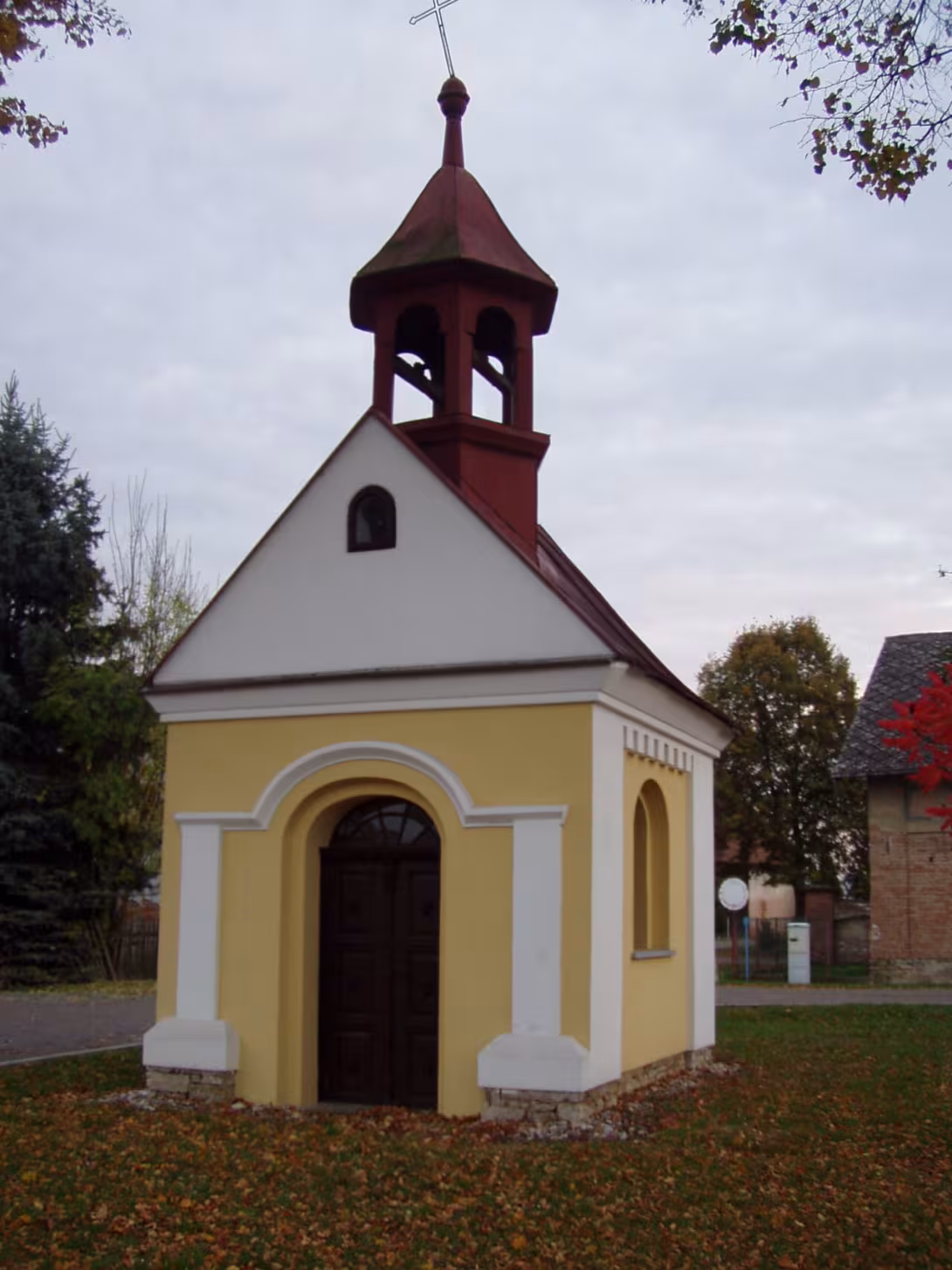 Dnešní pohled – kaple svaté Ludmily (Nahořany)