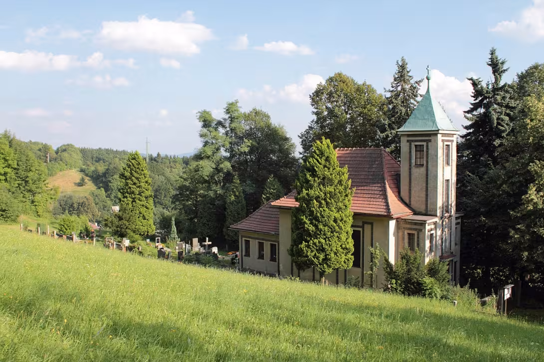 Dnešní pohled – kaple svatého Antonína Paduánského (Šimonovice)