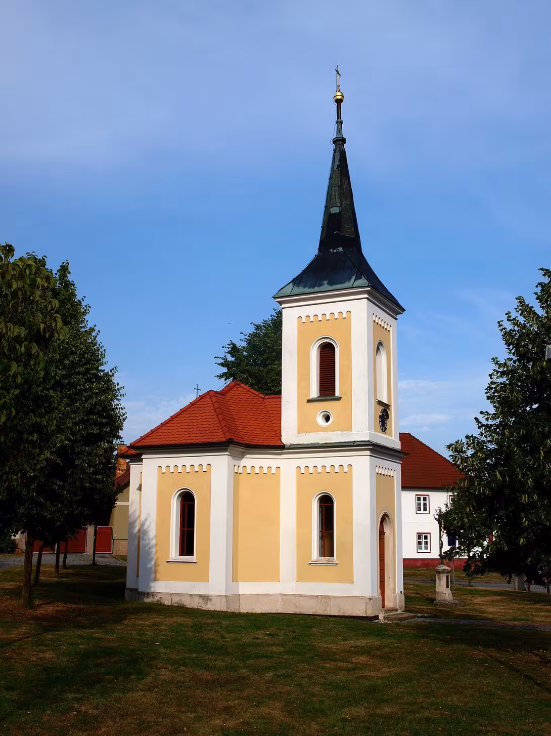 Dnešní pohled – kaple svatého Floriána (Kyšice)
