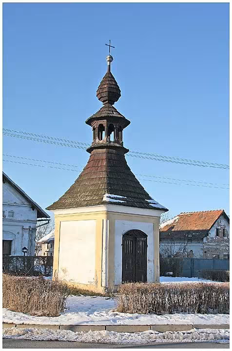 Dzisiejszy widok – kaple svatého Floriána (Dolany)
