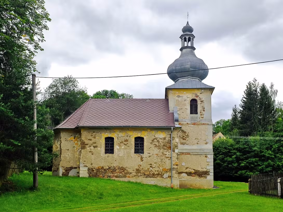 Dnešní pohled – kaple svatého Floriána ve Svinově