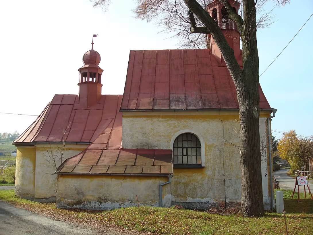 Dnešní pohled – kaple svatého Františka Xaverského (Křížov)