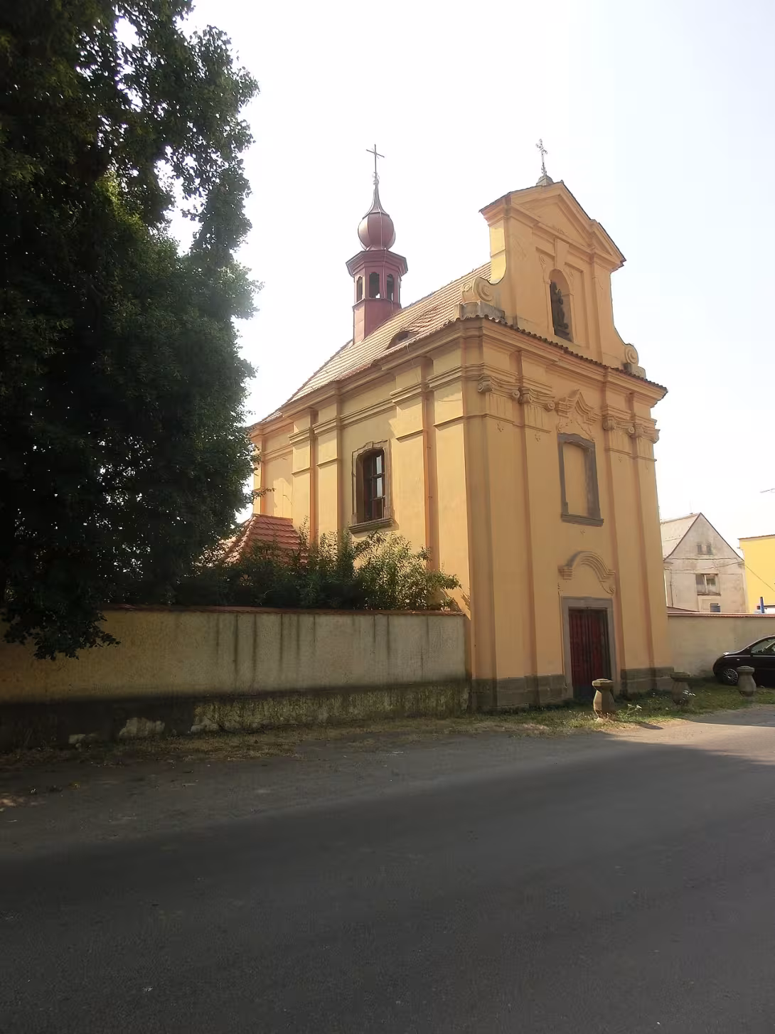 Dnešní pohled – kaple svatého Františka z Assisi (Lovosice)