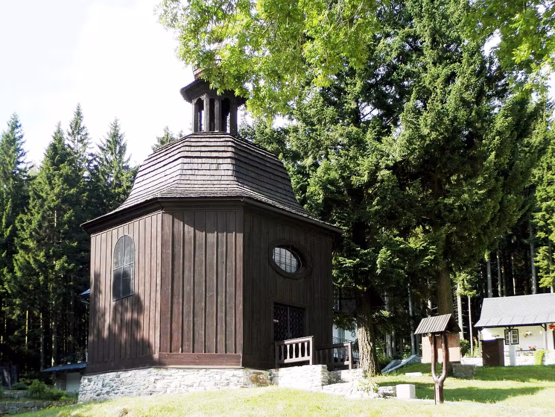 Today's view – kaple svatého Huberta (Karlova Studánka)