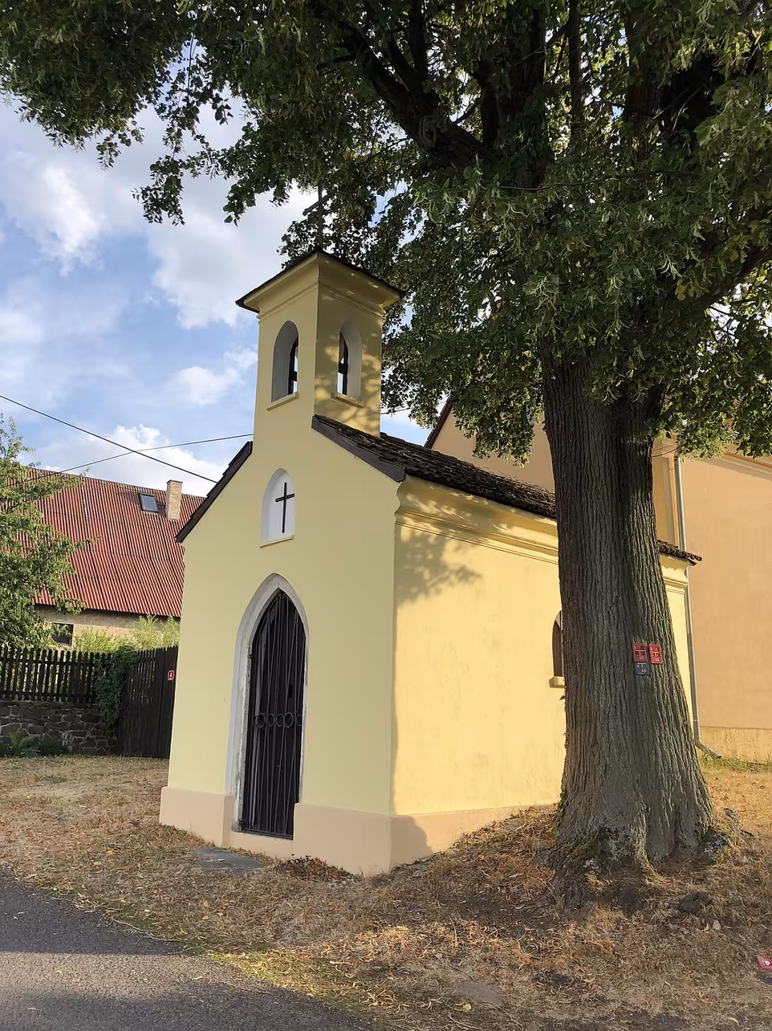 Dnešní pohled – kaple svatého Jakuba apoštola (Doubravice)