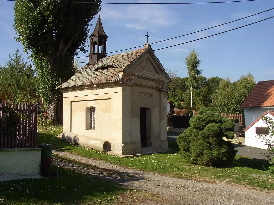 Dnešní pohled – kaple svatého Jana Nepomuckého (Děkovka)
