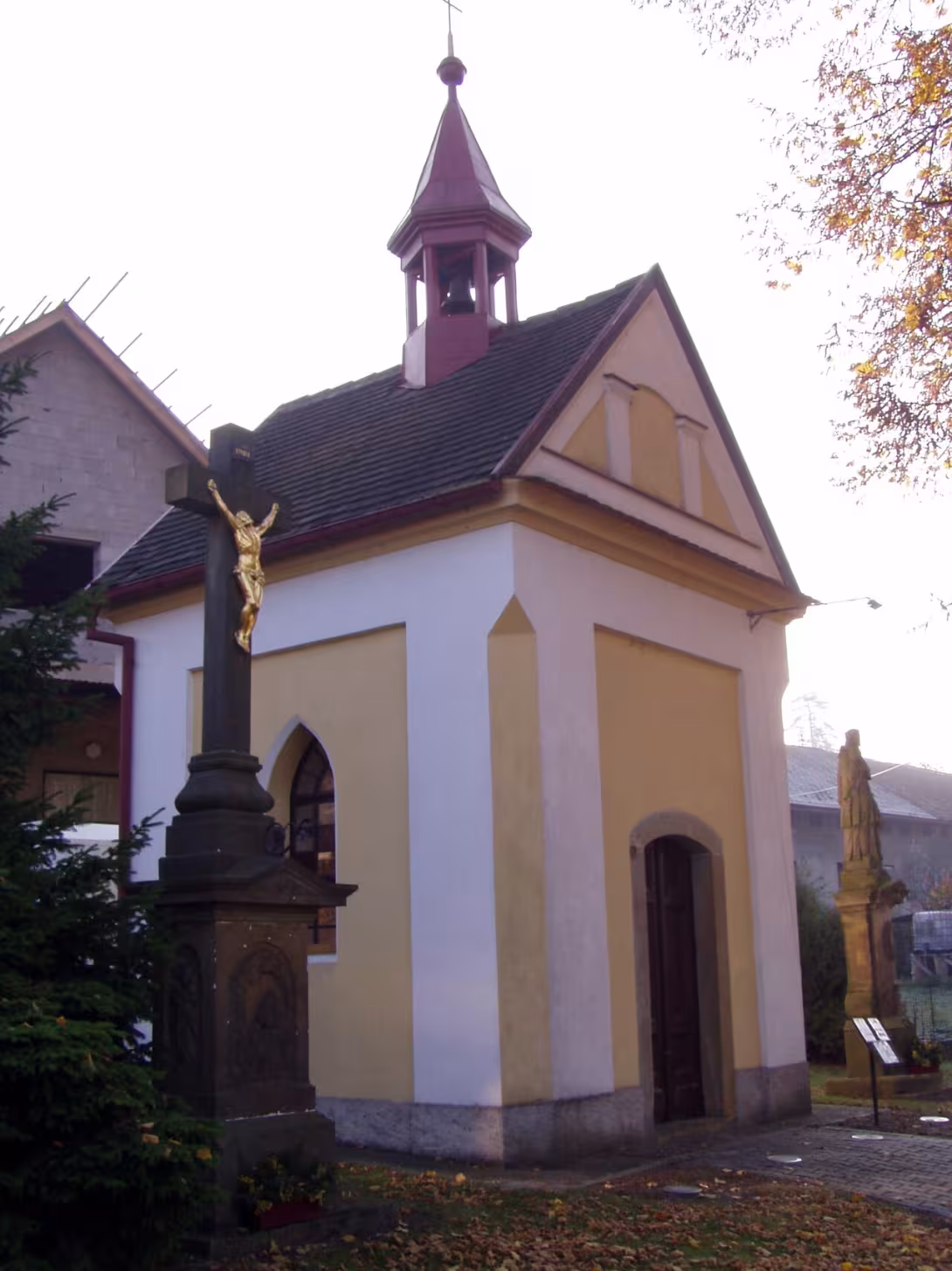 Dnešní pohled – kaple svatého Jana Nepomuckého (Černíkovice)