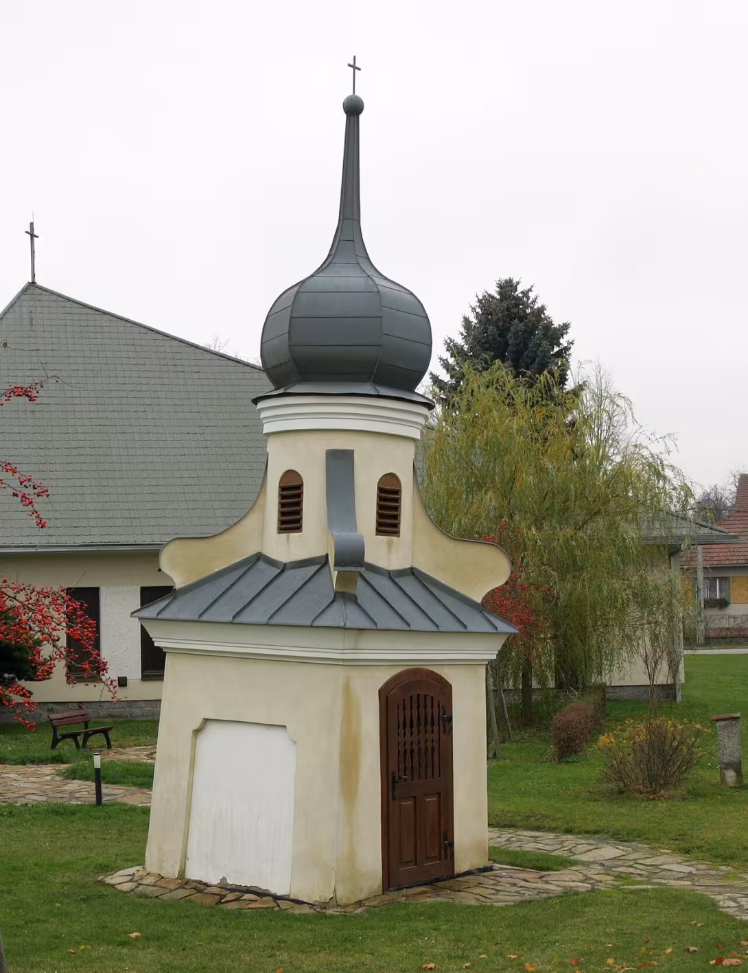 Dnešní pohled – kaple svatého Jana Nepomuckého (Blízkov)