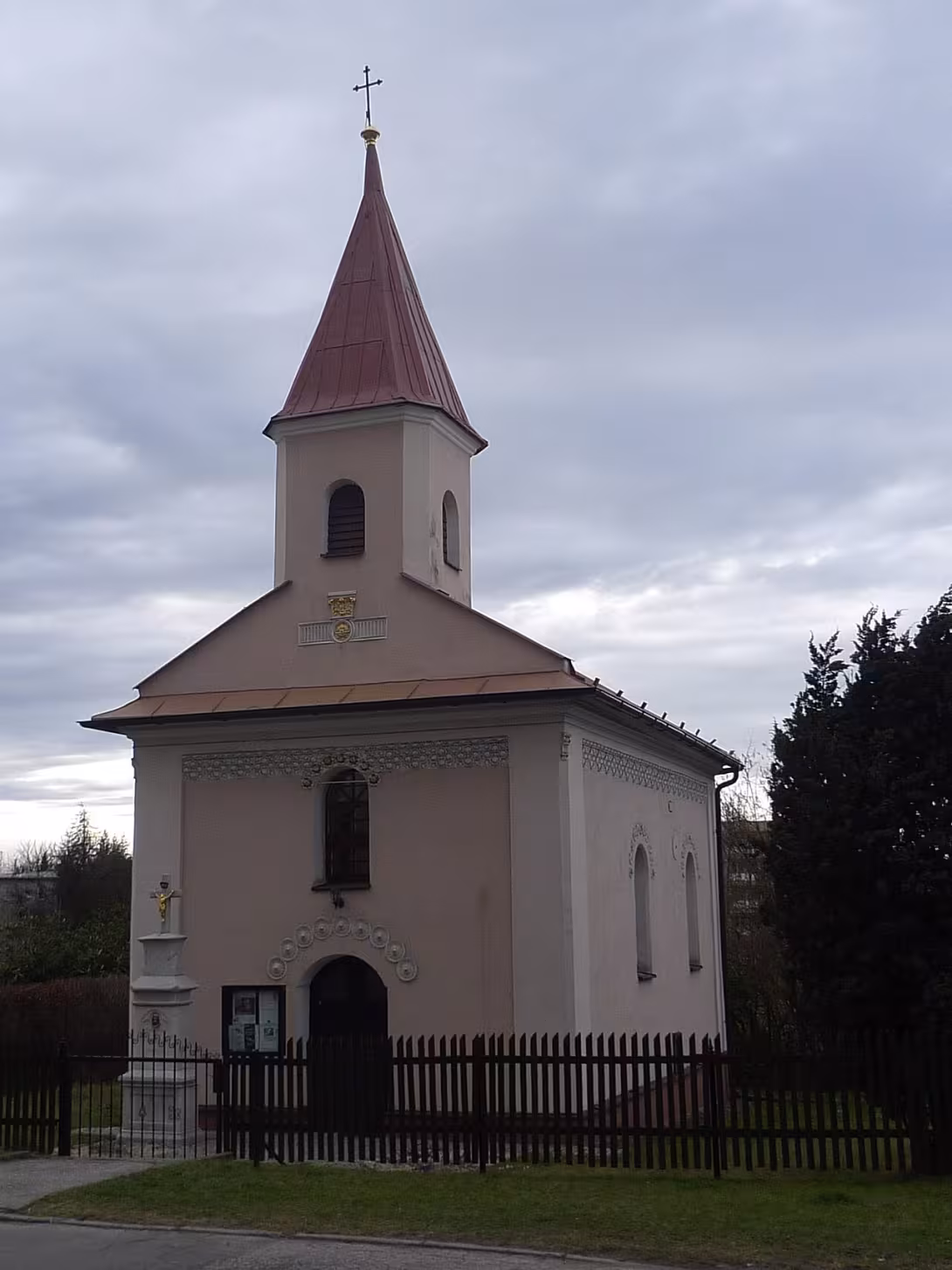 Dnešný pohľad – kaple svatého Jana Nepomuckého (Orlová)
