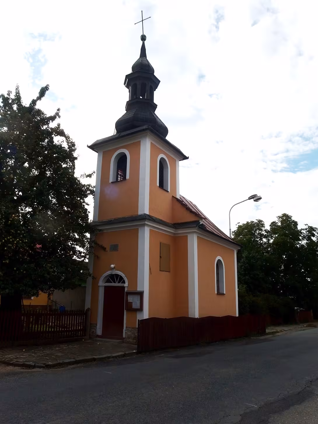 Dnešní pohled – kaple svatého Jana Nepomuckého (Březce)