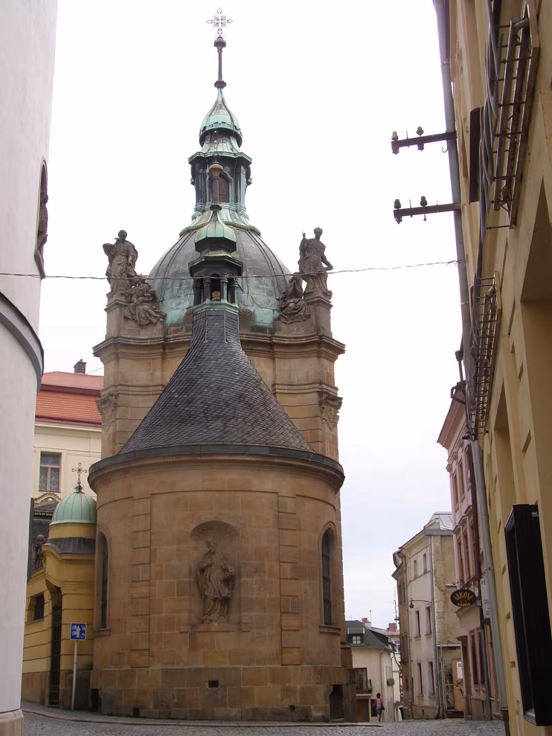 Dnešní pohled – kaple svatého Jana Sarkandra