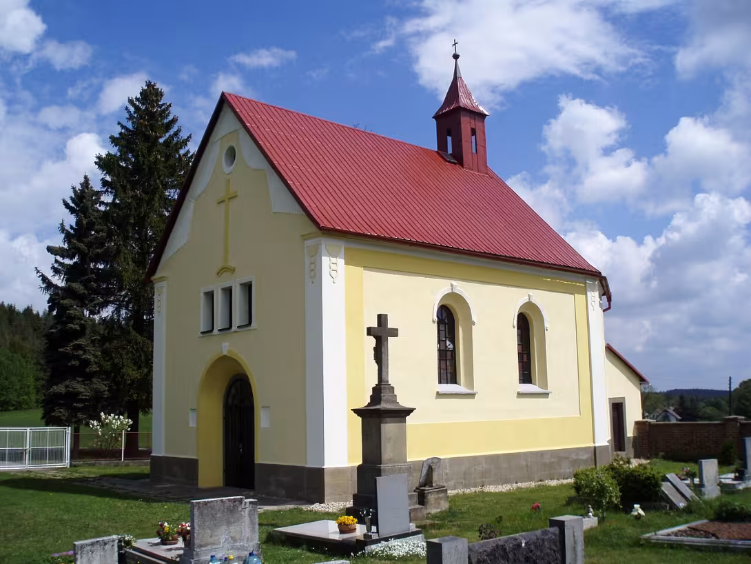 Dnešní pohled – kaple svatého Josefa (Brzice)