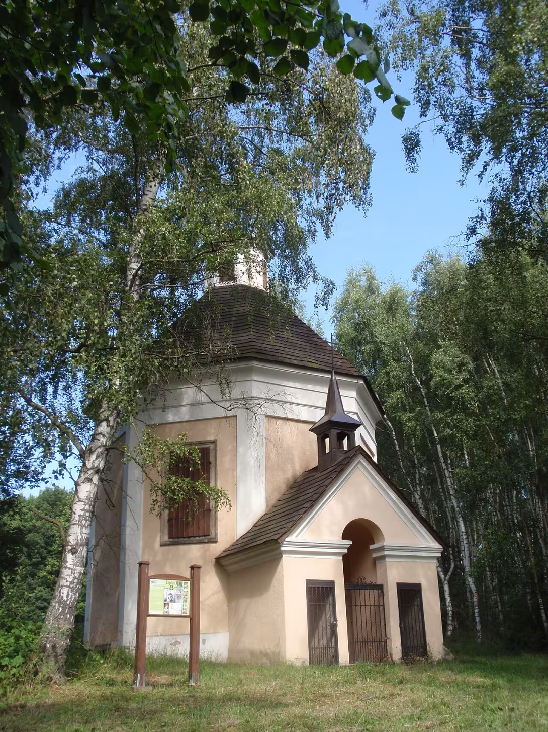Dnešní pohled – kaple svatého Karla Boromejského (Telč-Štěpnice)