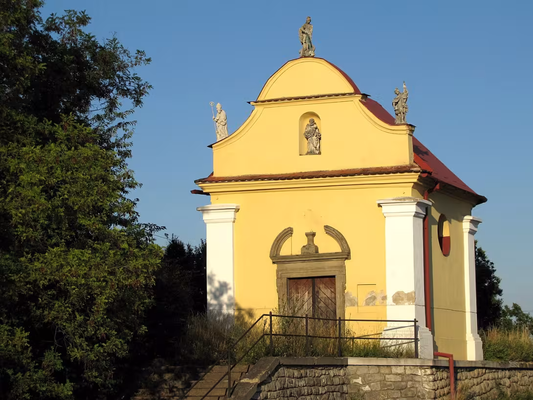 Dnešný pohľad – kaple svatého Rocha (Kyjov)