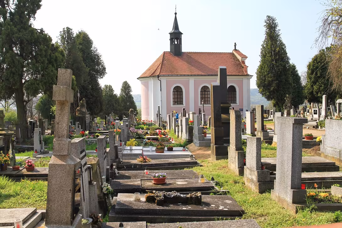 Dnešní pohled – kaple svatého Vavřince (Libochovice)