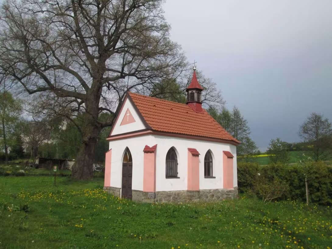 Dnešní pohled – kaple v Domažličkách