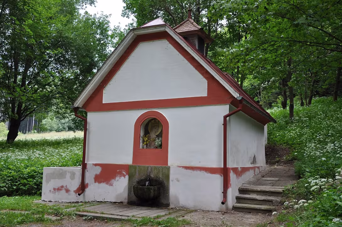 Dnešní pohled – kaplička svaté Kateřiny