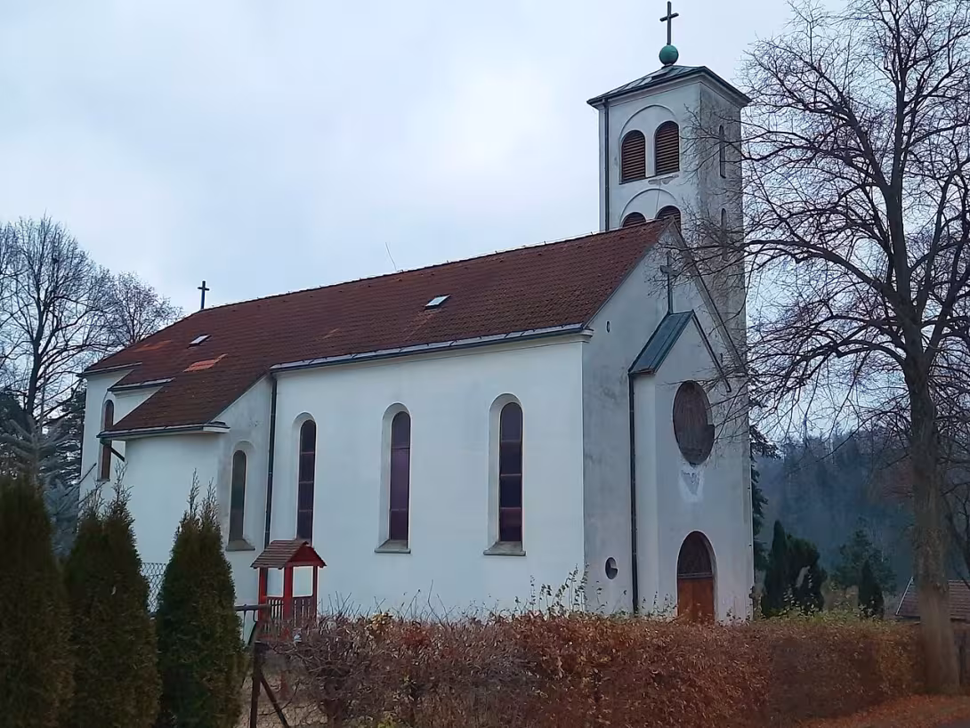 Dzisiejszy widok – kostel Božského srdce Páně (Malý Beranov)