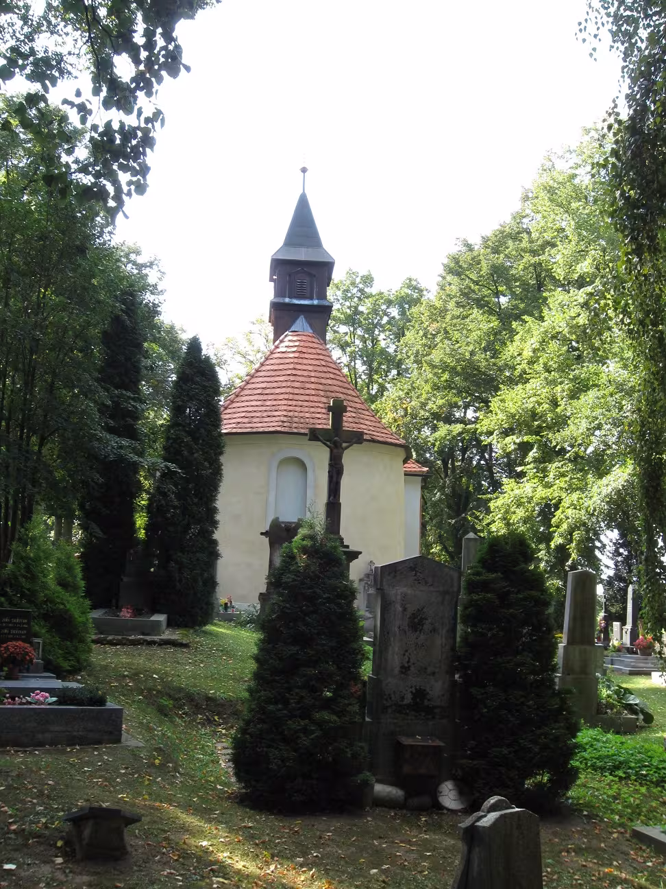 Today's view – kostel Božího Těla (Jílové u Prahy)