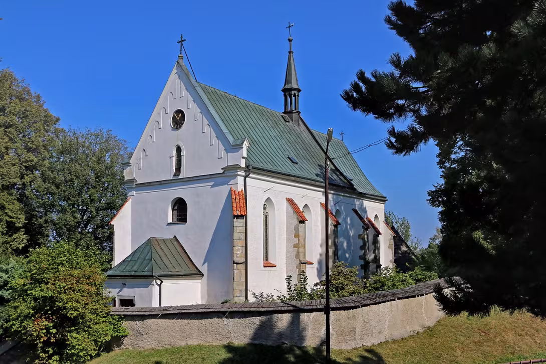 Dnešní pohled – kostel Jména Panny Marie (Vyskytná)