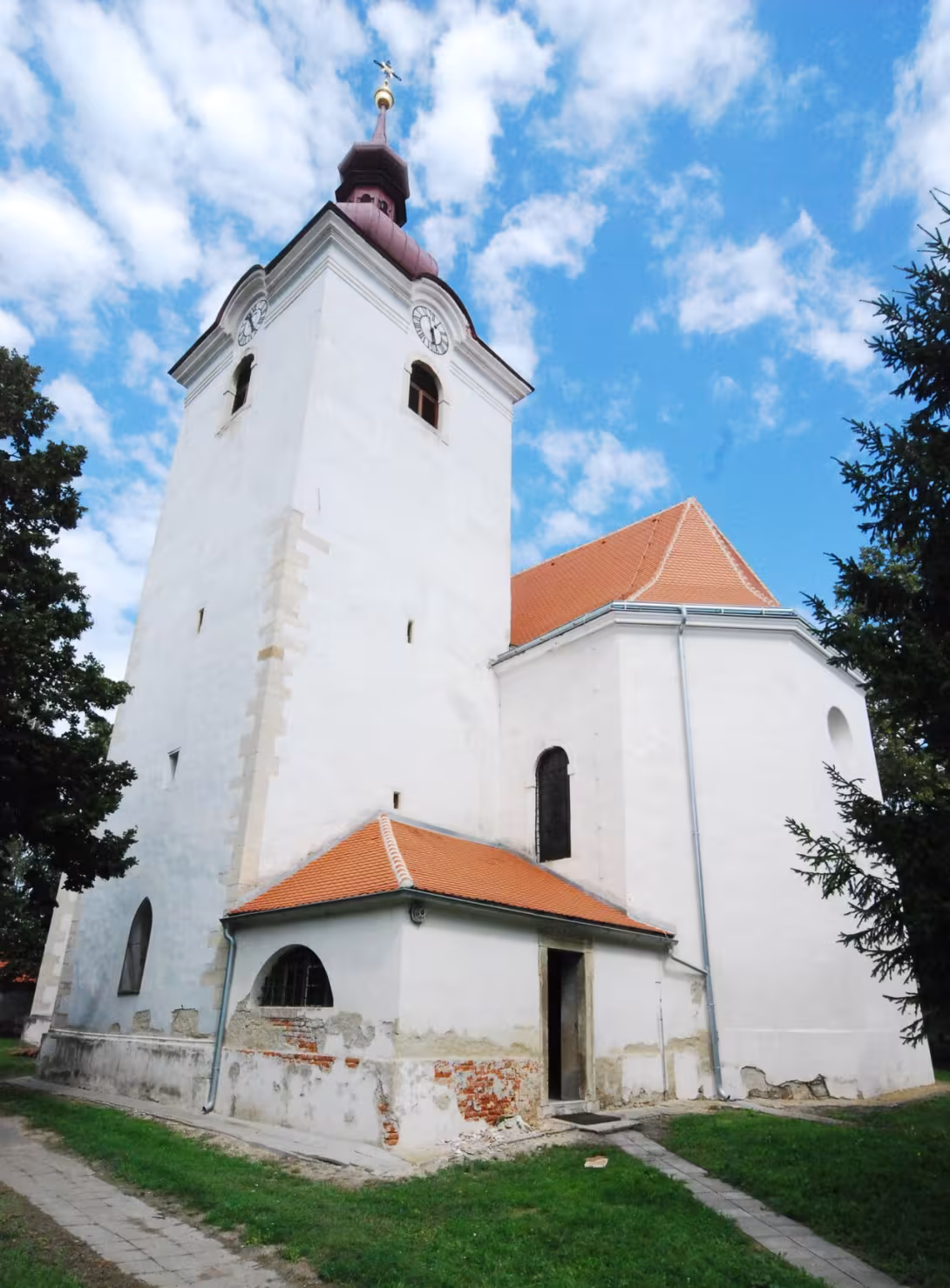 Dnešní pohled – kostel Jména Panny Marie (Slup)