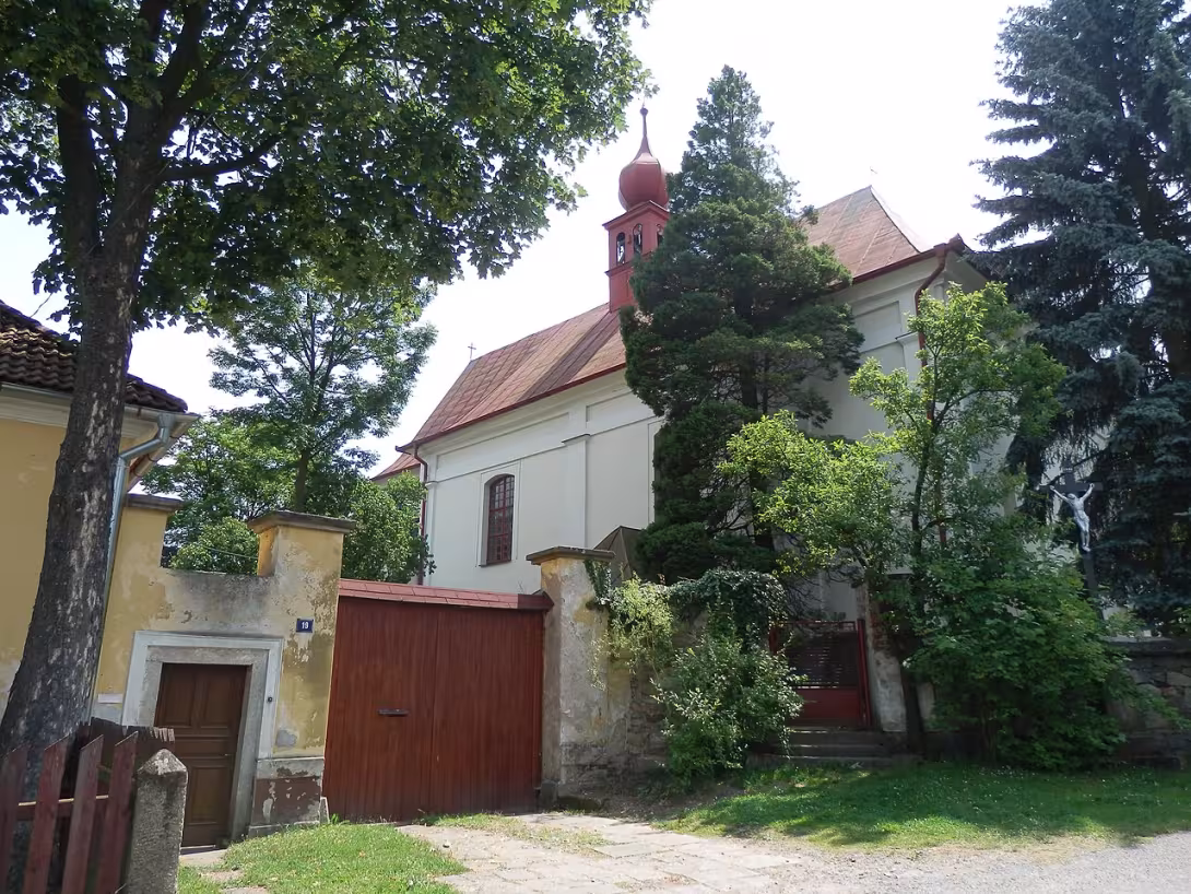 Heutige Ansicht – kostel Nalezení svatého Kříže (Svatý Kříž)