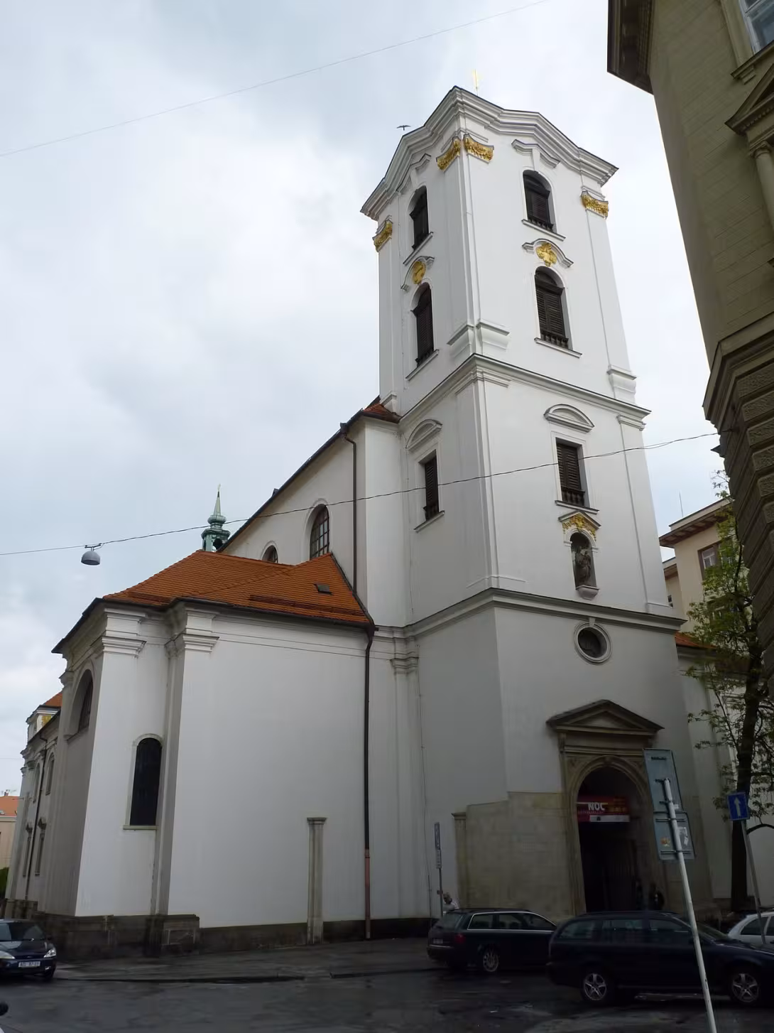 Dzisiejszy widok – kostel Nanebevzetí Panny Marie (Brno-město)