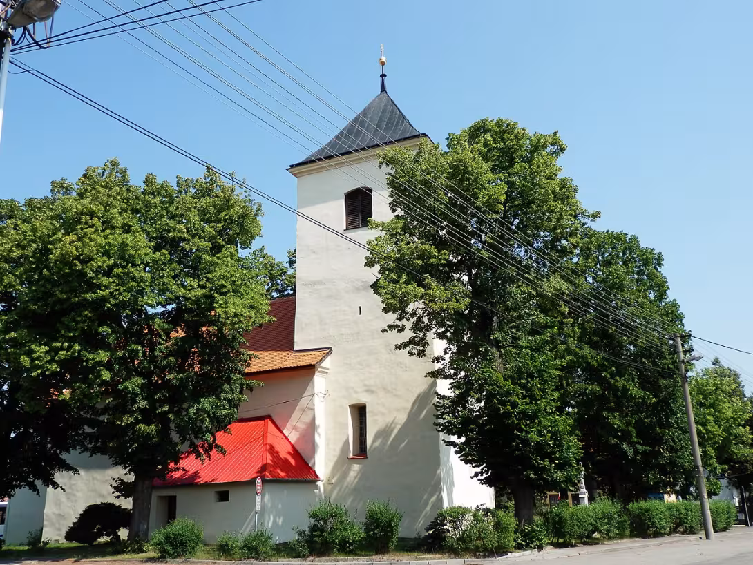 Dnešní pohled – kostel Nanebevzetí Panny Marie (Svatoslav)