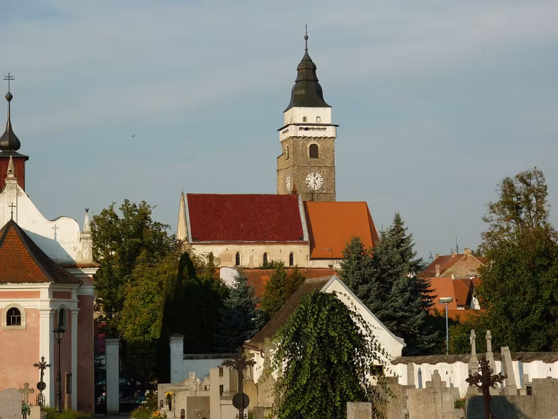 Today's view – kostel Nanebevzetí Panny Marie (Slavonice)