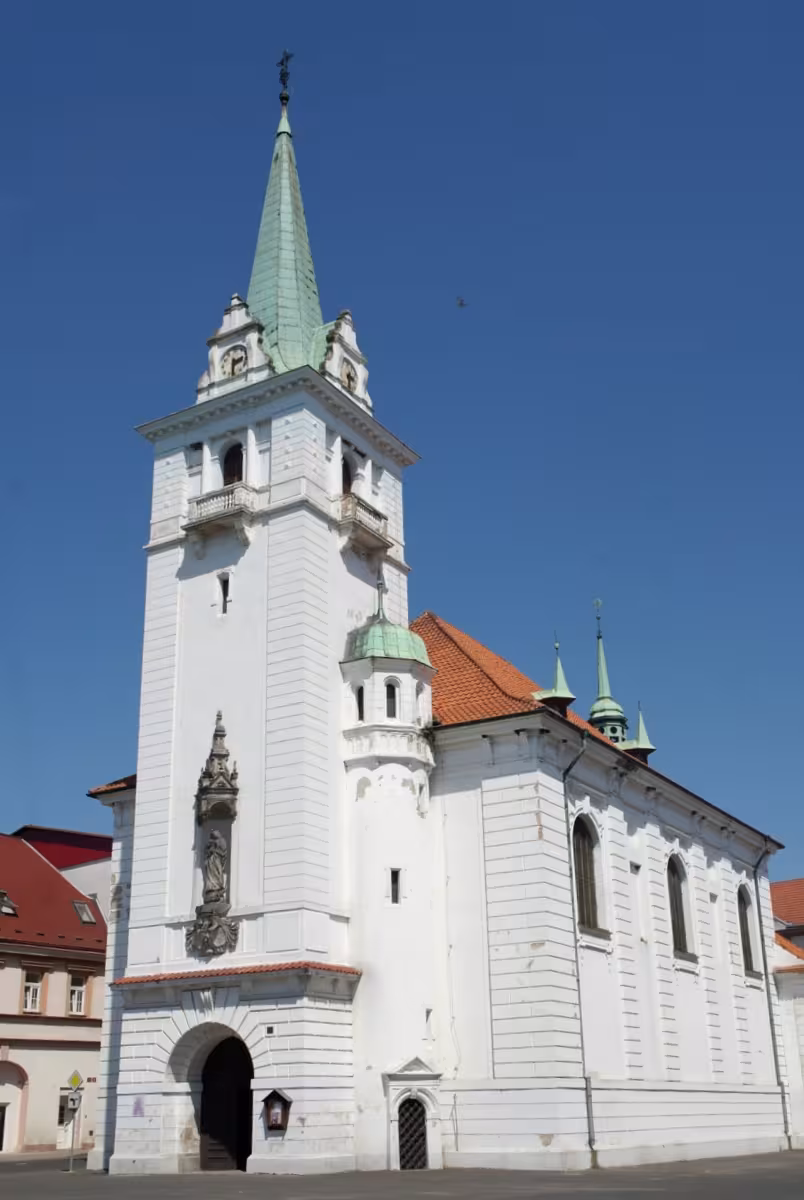 Dnešní pohled – kostel Narození Panny Marie (Trmice)