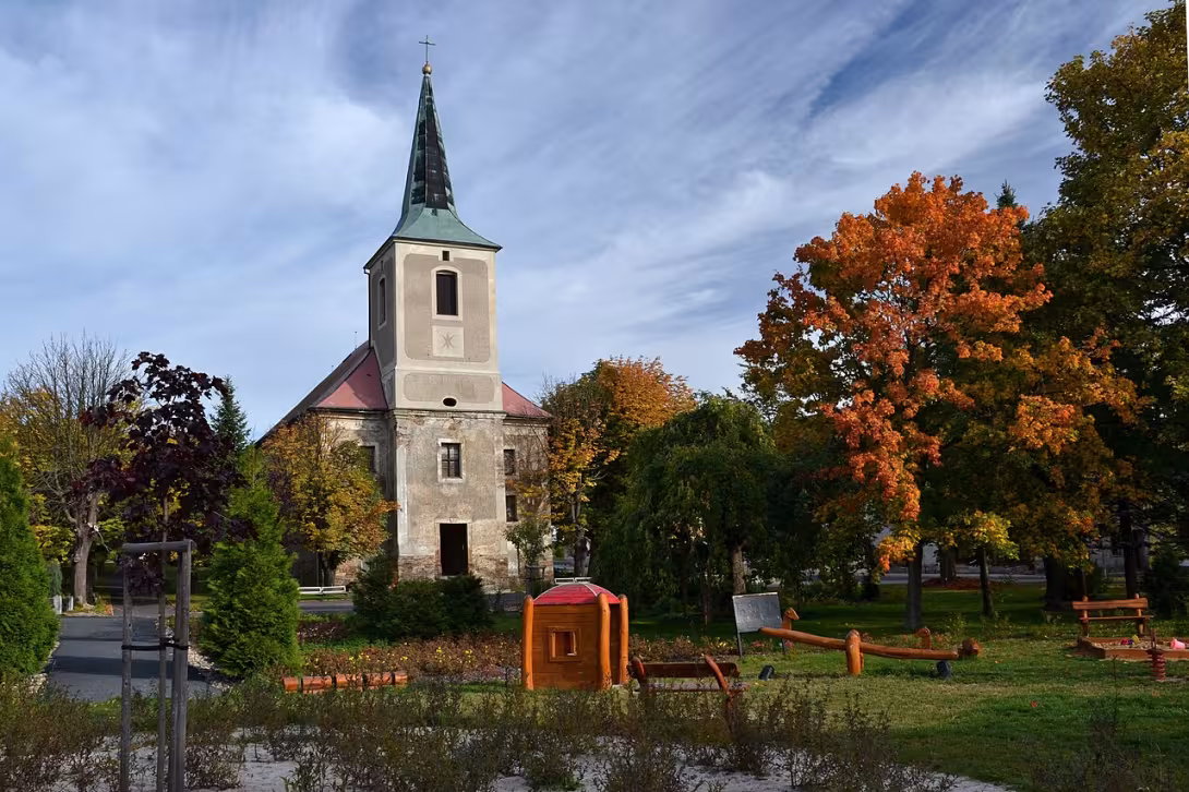 Today's view – kostel Narození Panny Marie (Měděnec)